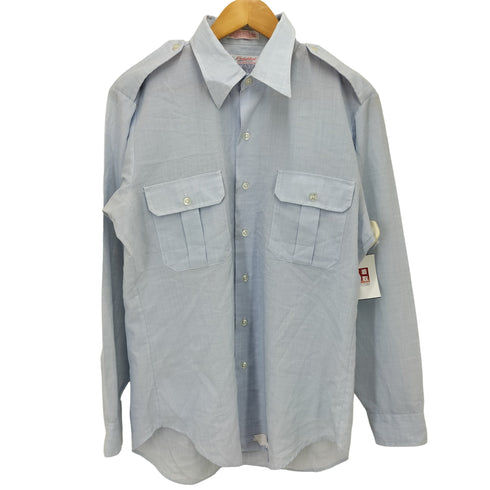 クレイトン CREIGHTON 70s USA製襟芯ミリタリーシャツ メンズ  16-34